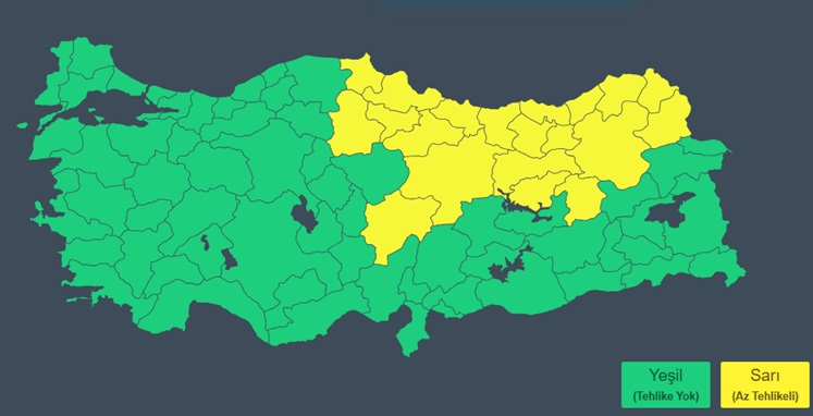 Çarşamba 19 Şubat Uyarı