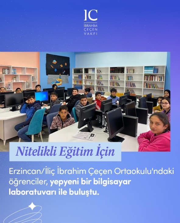 Erzincanda Bilgisayar Laboratuvarı