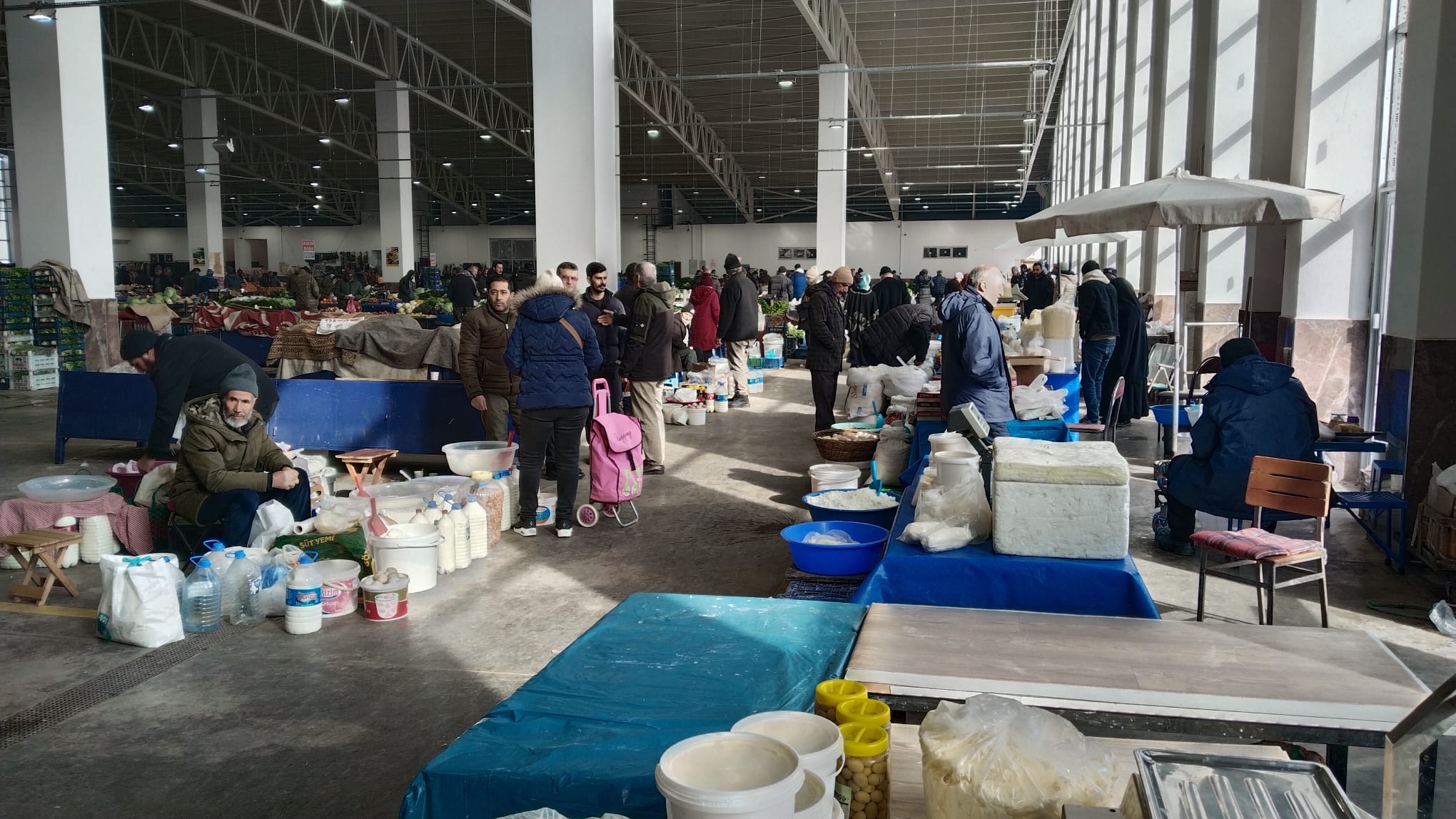 Erzincan'da Bu Pazarda Her Şey Doğal Ve Organik! İşte Yoğurt Peynir Çökelek Fiyatları