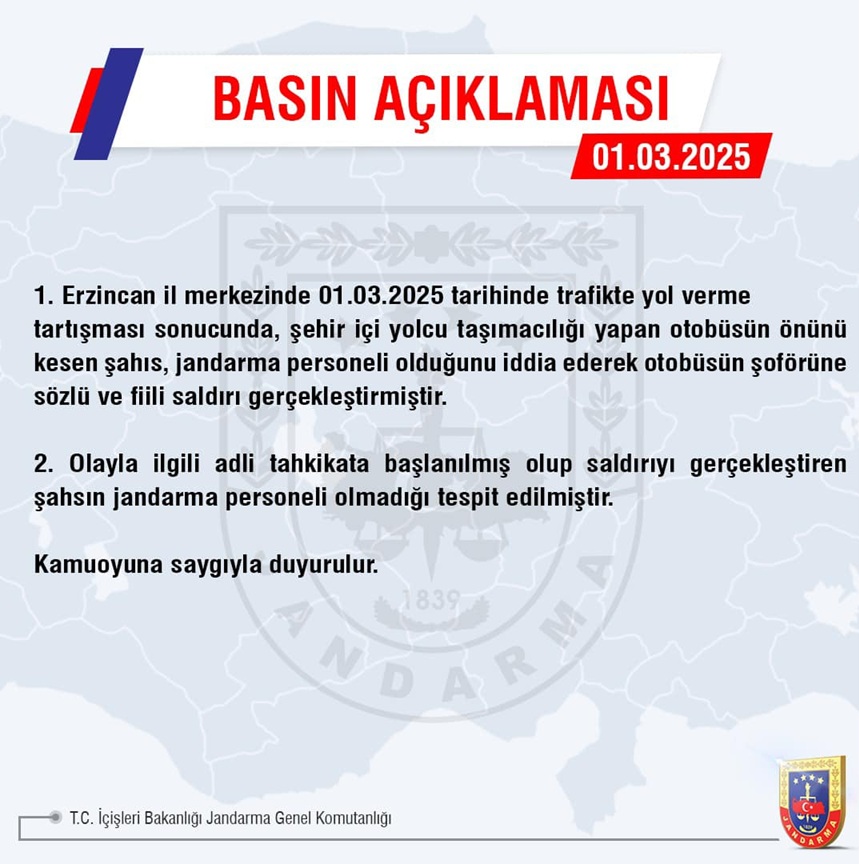 Jandarma Genel Komutanlığı Erzincan