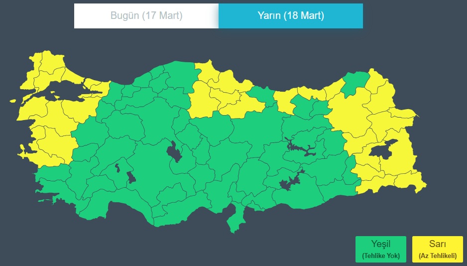 Meteoroloji Uyarı 1