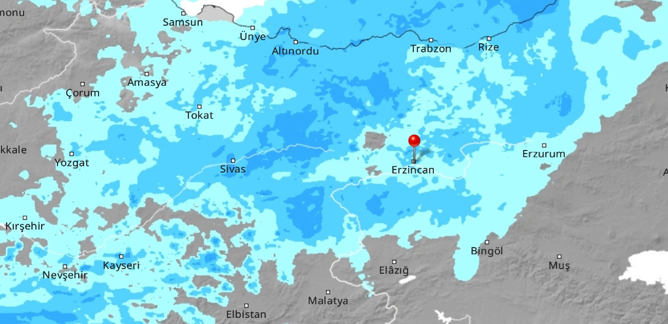 Yağış Uyarısı Erzincan-1