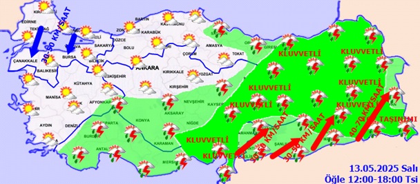 13.05.2025 Hava Durumu