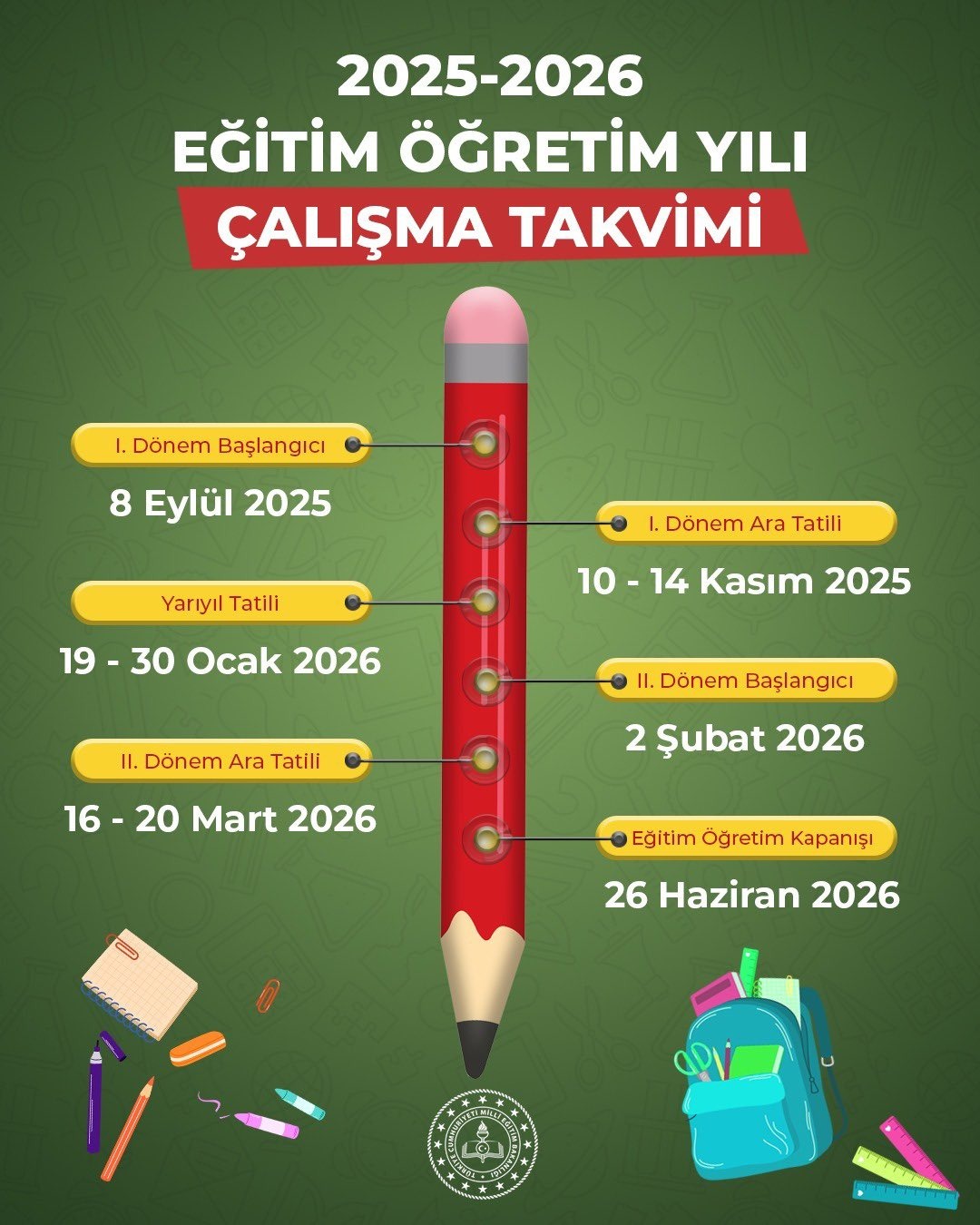 2025 2026 Okul Açılış
