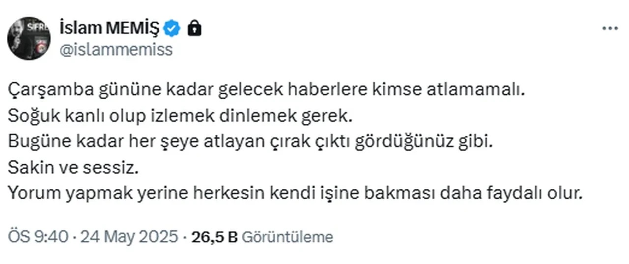 Altıncılara Uyarı Çarşambayı Bekleyin1
