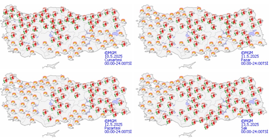 C.tesi Yağış Uyarı 1