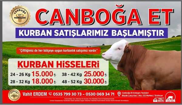 Erzincan’da Kurbanlık Fiyatları