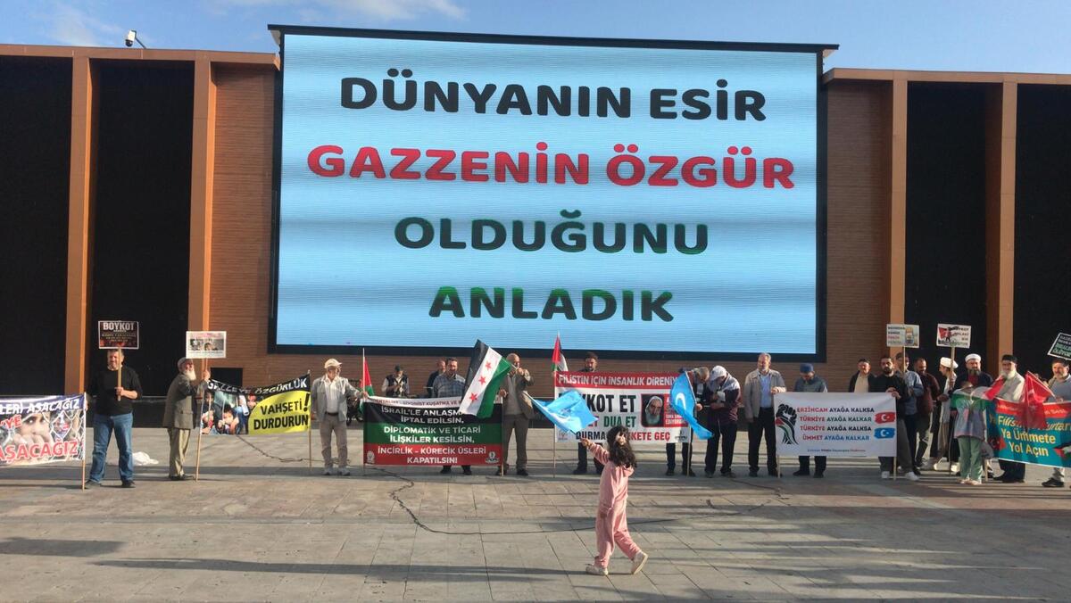 Erzincan’dan Filistin’de Yaşanan