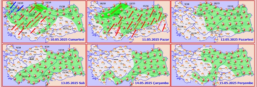 Haftasonu Havadurumu Uyarı 1