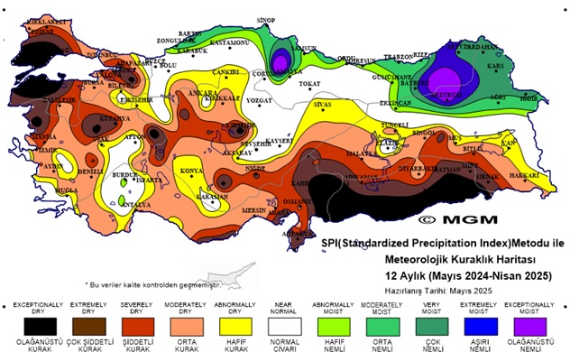 Nisan 2025 Yağış Oranları 3