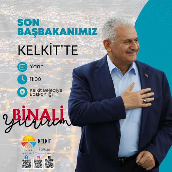 Kelkit Binali Yıldırımı Ağırlıyor