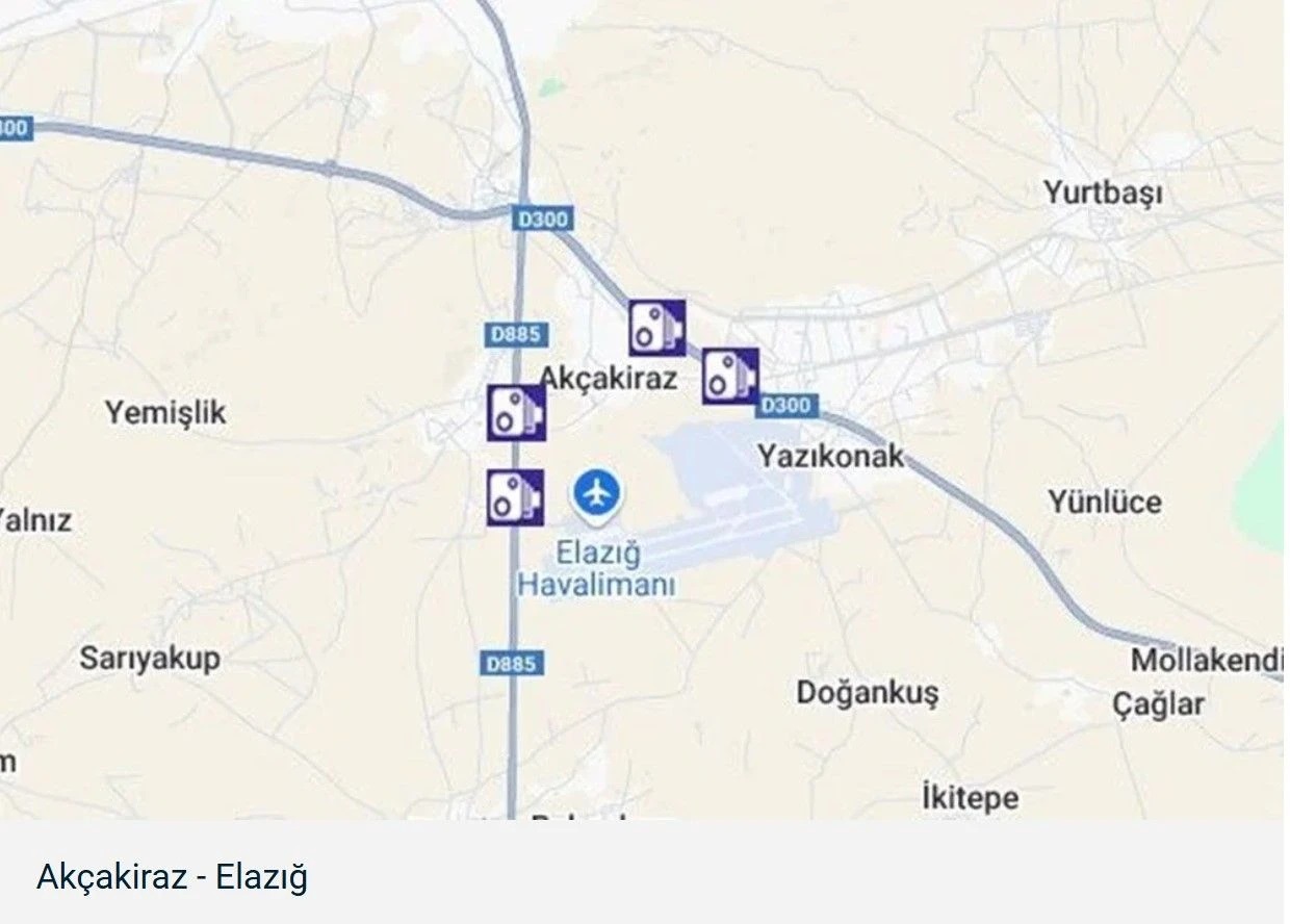 Sabit Radar Noktaları Nerede6
