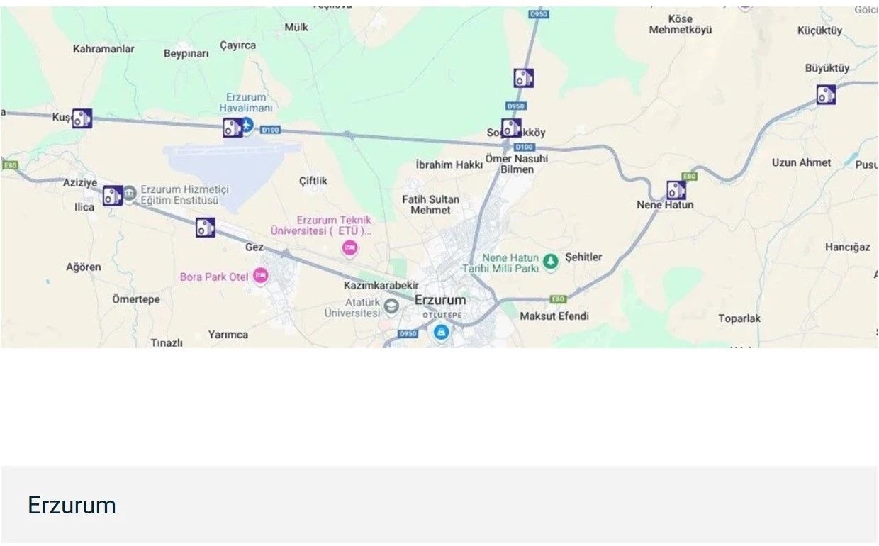 Sabit Radar Noktaları Nerede8