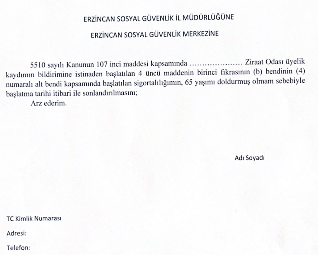 Sgk 65 Yaş Üstü Duyurusu 2