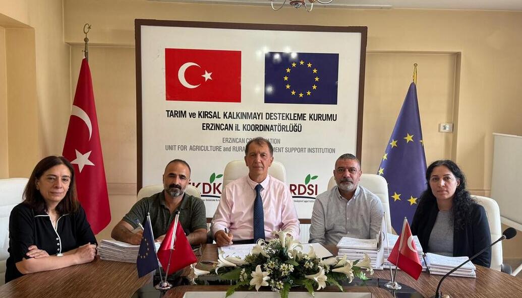 TKDK Erzincan'dan Tunceli'ye hibe
