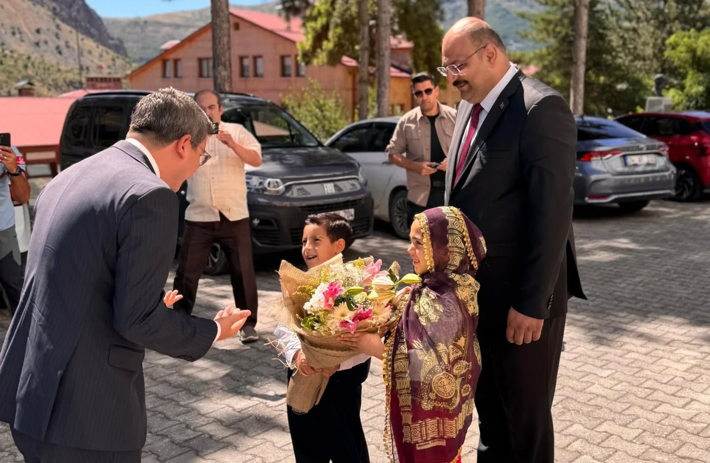 Kaymakam Emirhan Arıkan karşılama