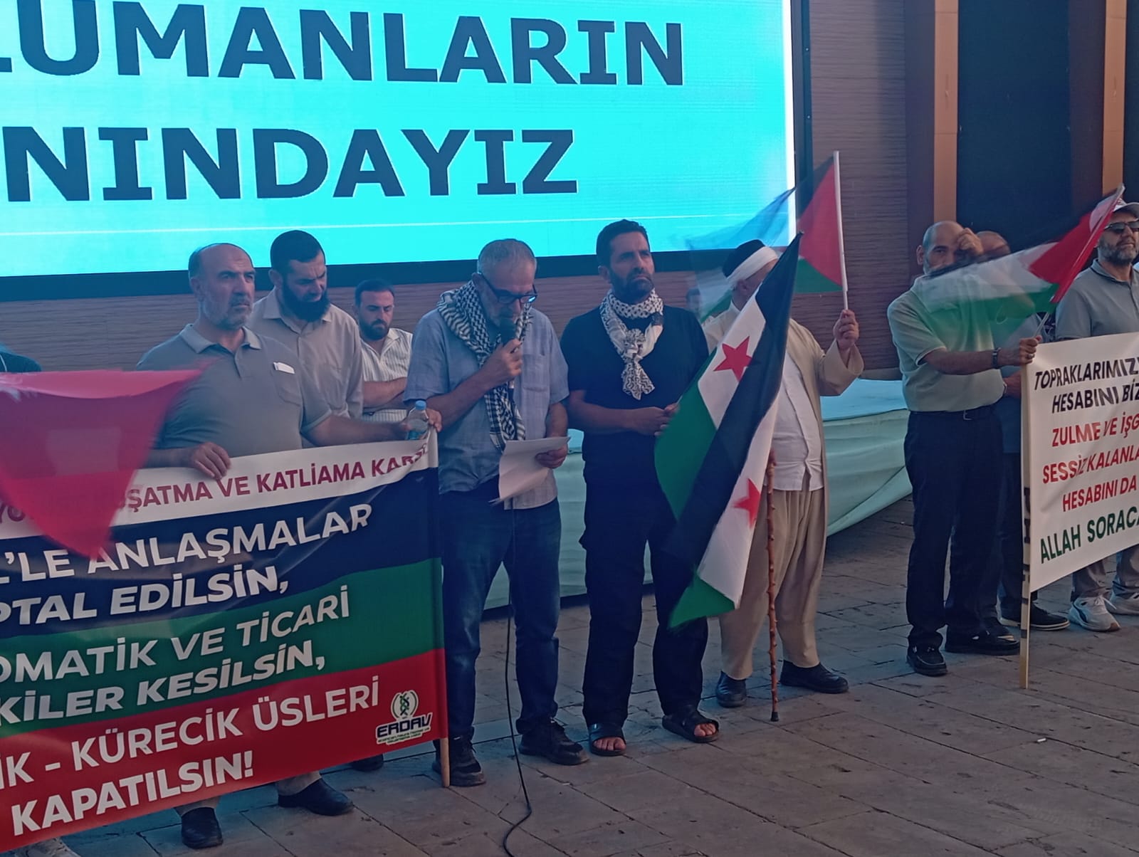 Erzincan'da Filistin'e Destek Gösterisi