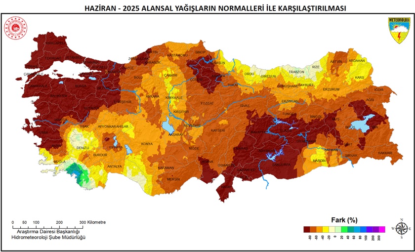 Haziran 2025 Yağış Oranları 1
