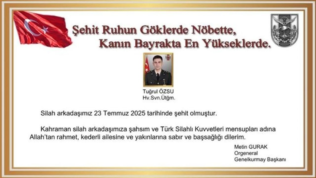 Malatya Kaza Şehit