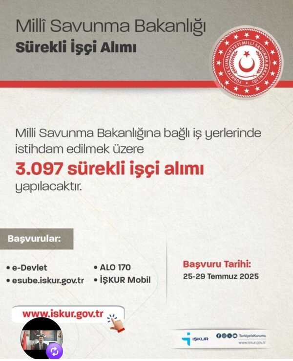 Msb Sürekli Işçi Alacak