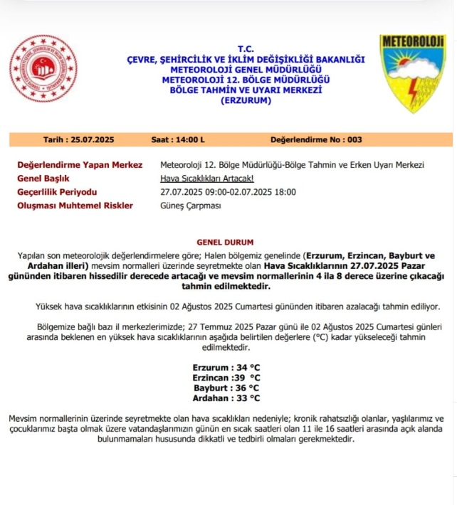Valilik Uyarı
