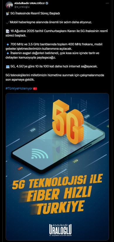 5G Teknoloji Internet