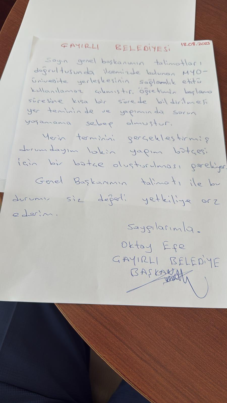 Çayırlıdaki Sorun Bahçeliye Iletildi (1)