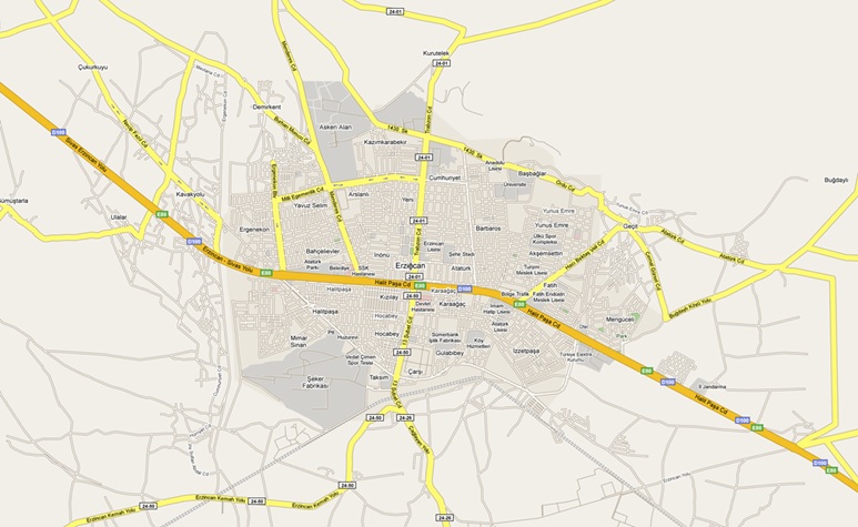 Erzincan Cad.mah. Harita 1