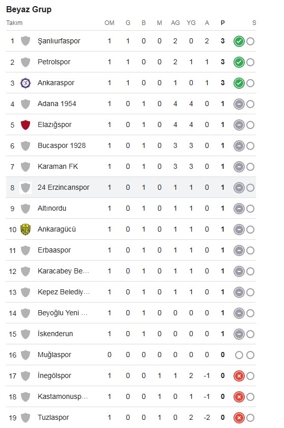 Erzincanpor'un Puanı Ligde 13 Takımla Aynı 3
