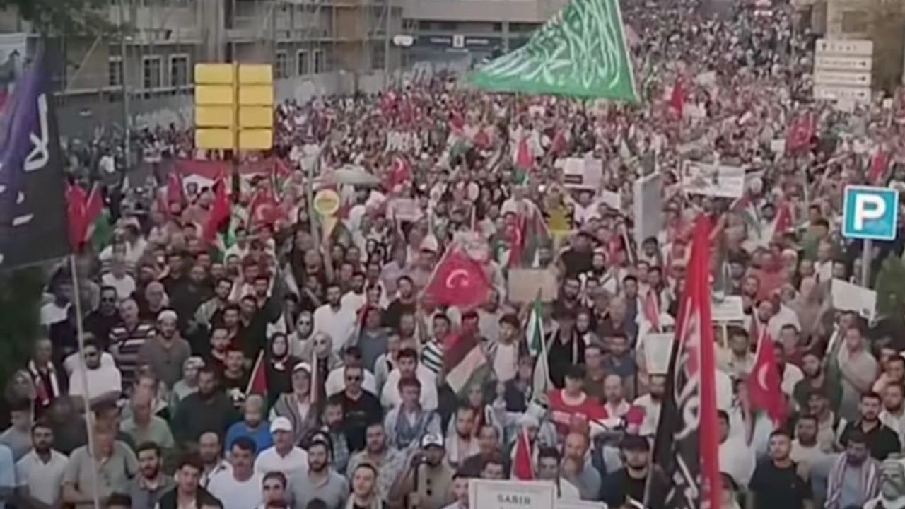 Gazze’ye İnsani Koridor Yürüyüşü Ankara 1
