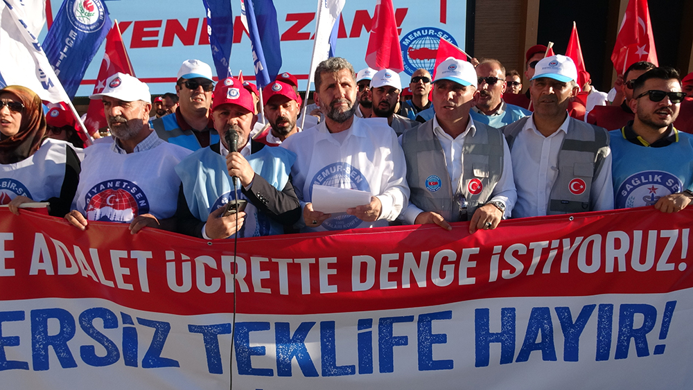 Memurlar Erzincan’dan Ankara’ya Seslendi.1