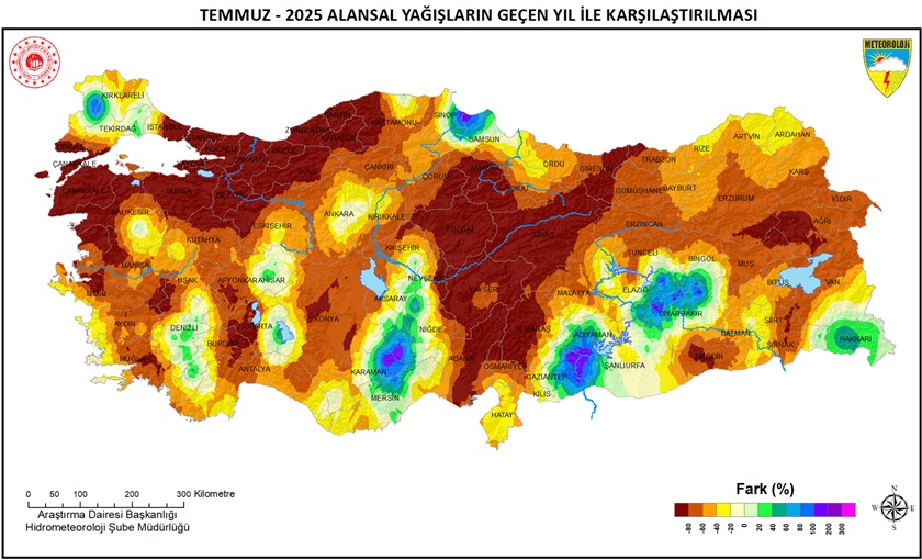 Temmuz Yağış Oranı 2