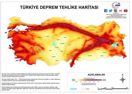 Türkiye Deprem Haritası-1
