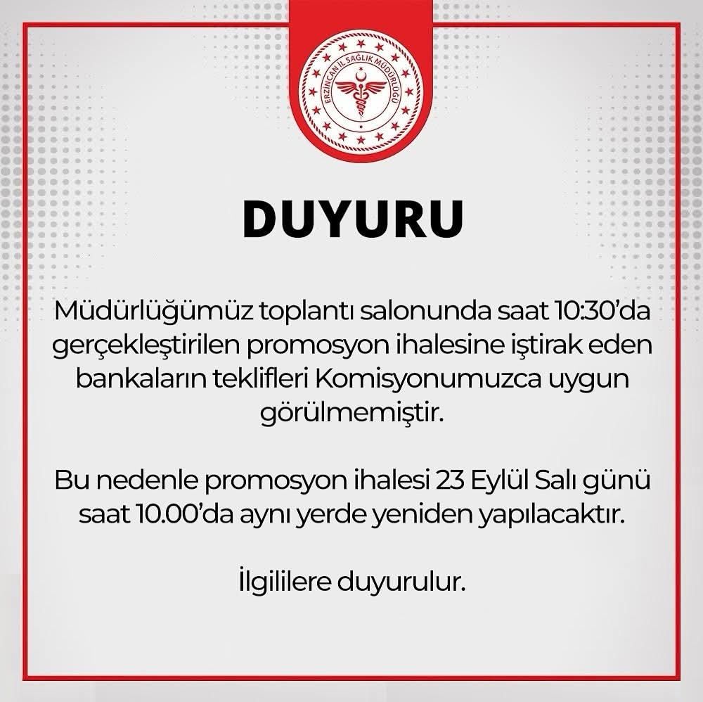 Erzincan Sağlık Çalışanları Promosyon Teklifleri