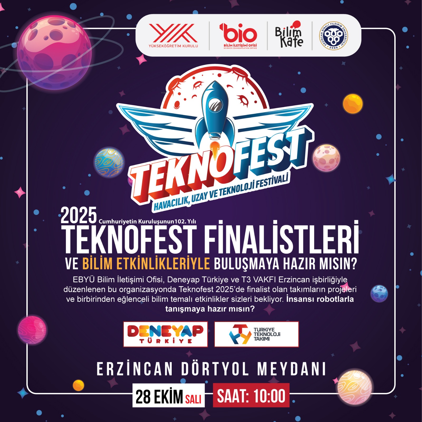 Erzincan Teknofest Finalistleriyle Buluşacak