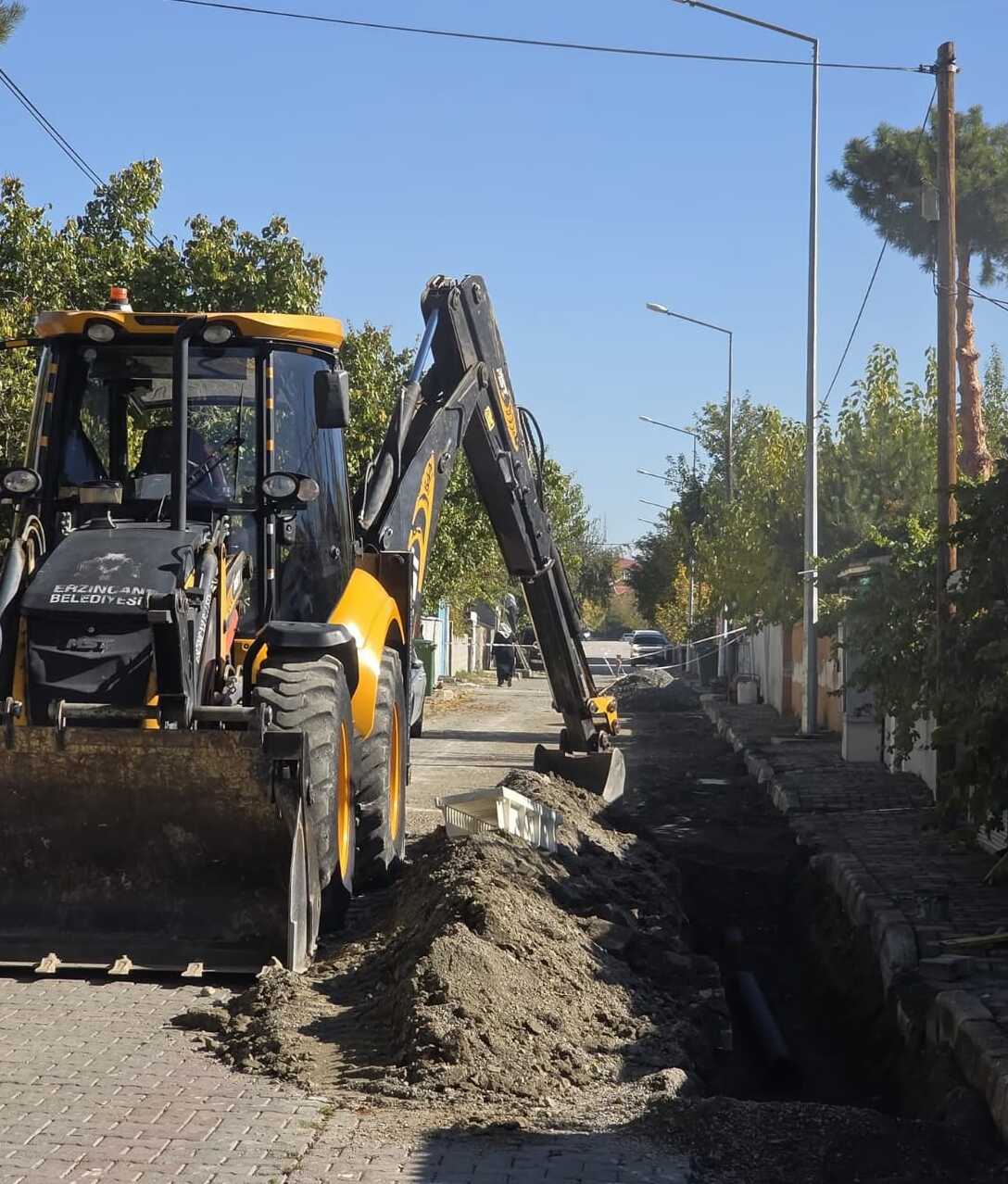 Erzincan’da Yağmur Suyu Tahliye