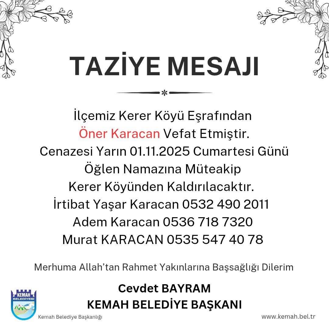 Belediye Meclis Üyesi Öner Karacan. 1 Jpeg