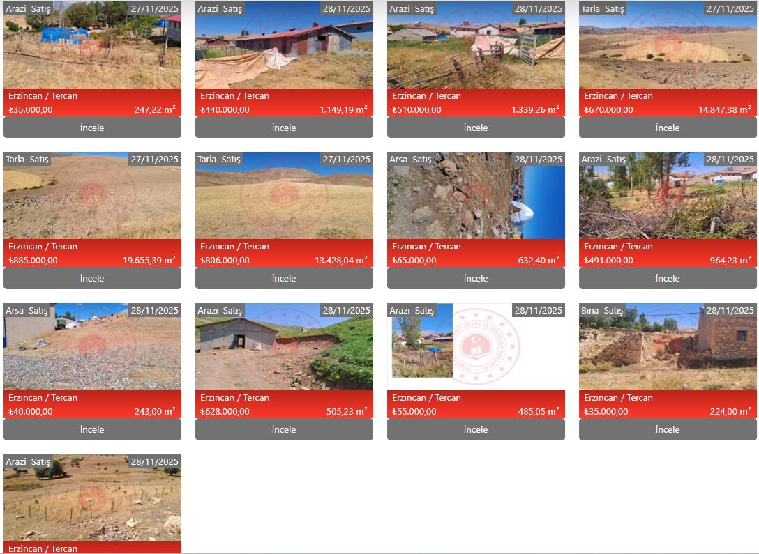 Erzincan Genel Arsa 1