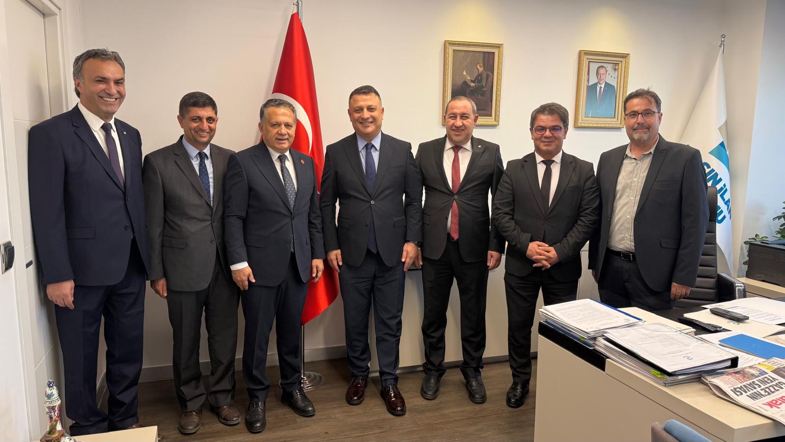 Kgk Heyeti Bi̇k Genel Müdür Yardımcısı Olarak Atanan İbrahim Delibaş'a Ziyaret