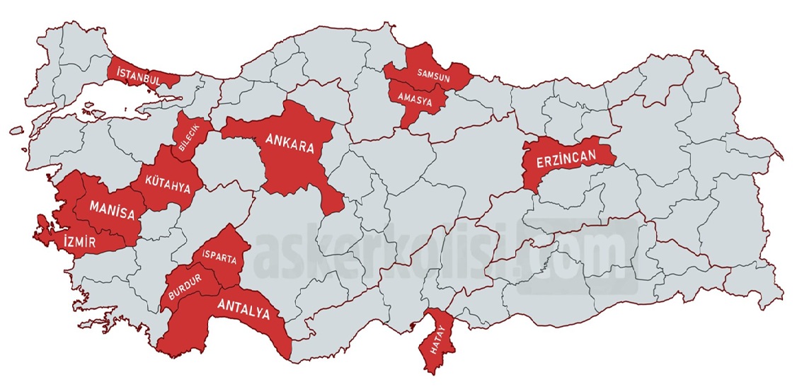 Bedelli Askerlik Iller 25