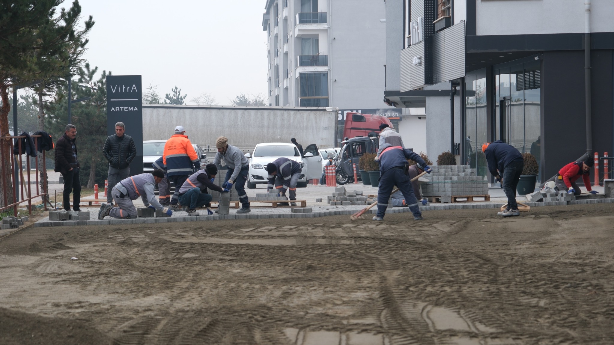 Erzincan Belediyesi Duvar Kaldırım Çalışması (2)