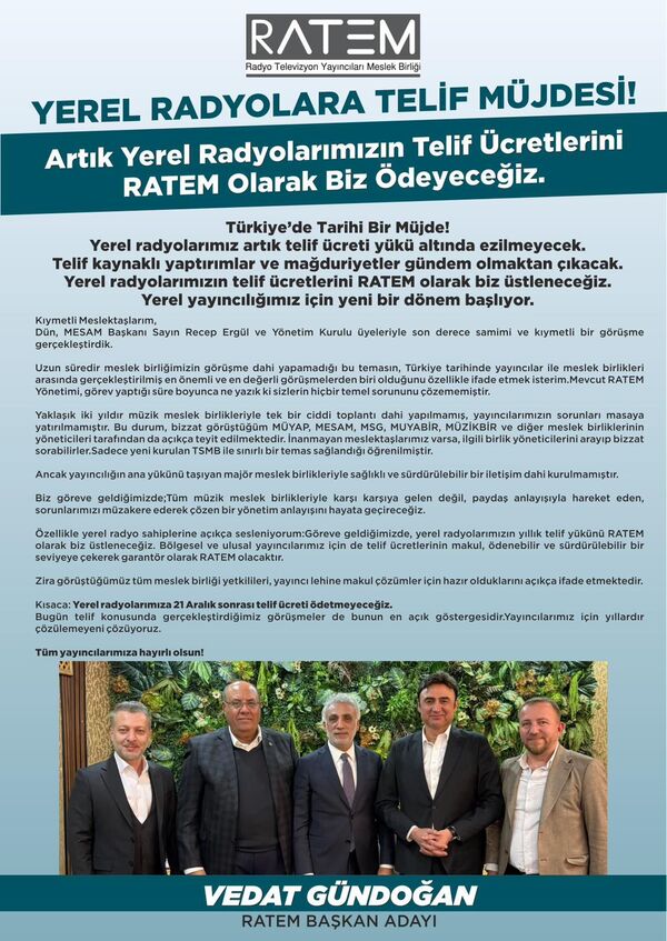 Ratem'den Yeni Vaadler 1