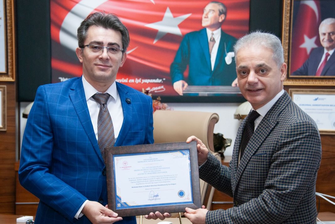 Erzincan Diş Hastanesine Belge (1)