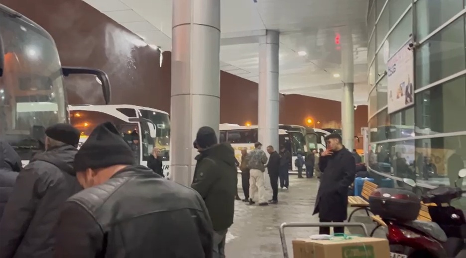 Erzincanda Ulaşım Durdu (1)