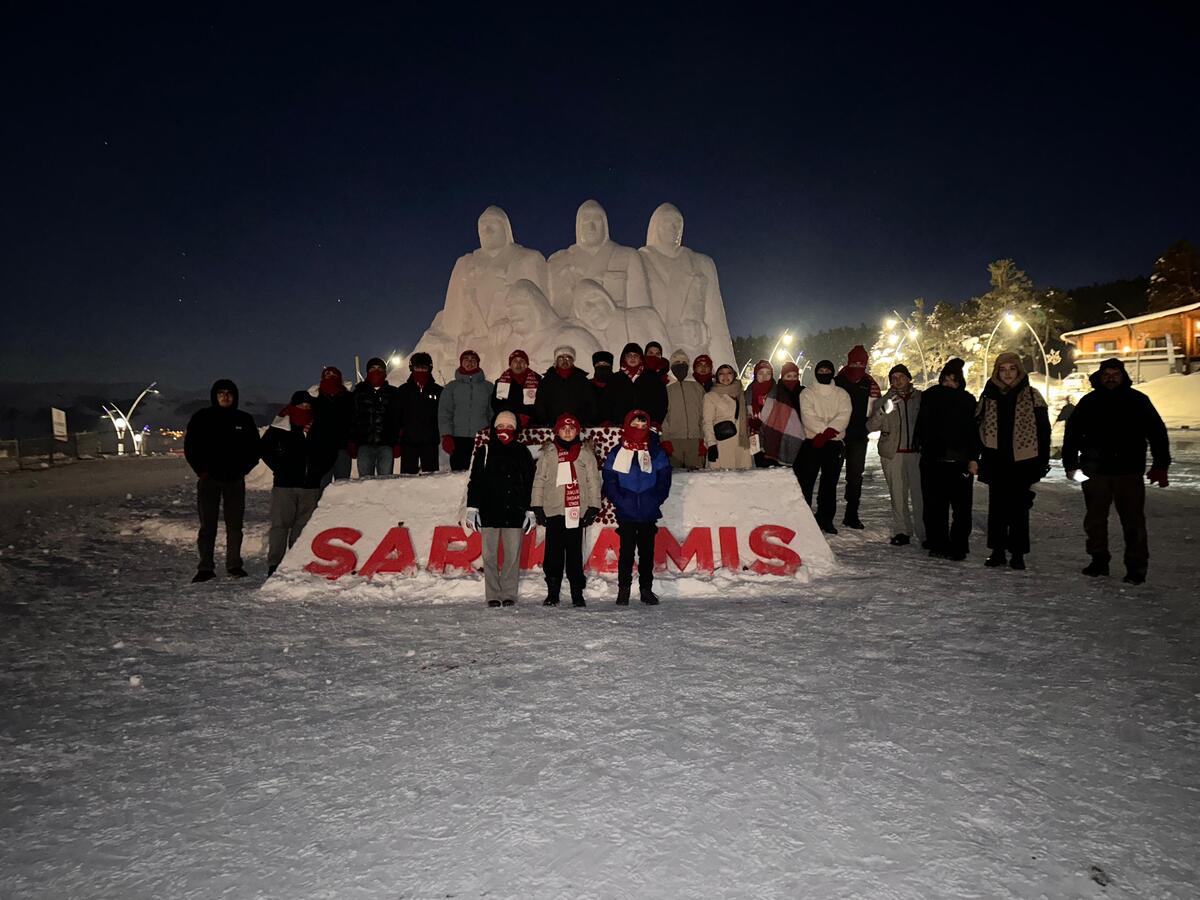 Erzincan’dan Sarıkamış’a Vefa Yürüyüşü 27 Minik Izci Şehitleri Andı 7