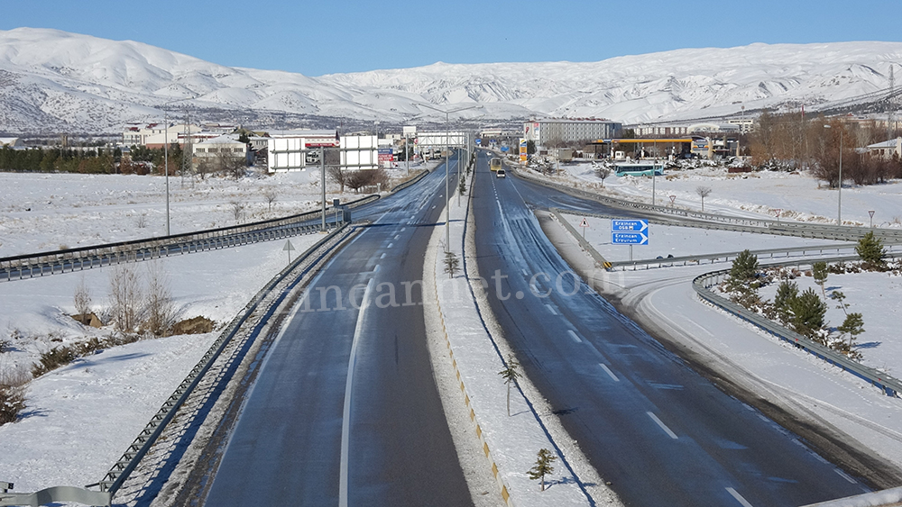 Erzincan’dan Sivas Ve Gümüşhane Güzergahında Yol Durumu.1