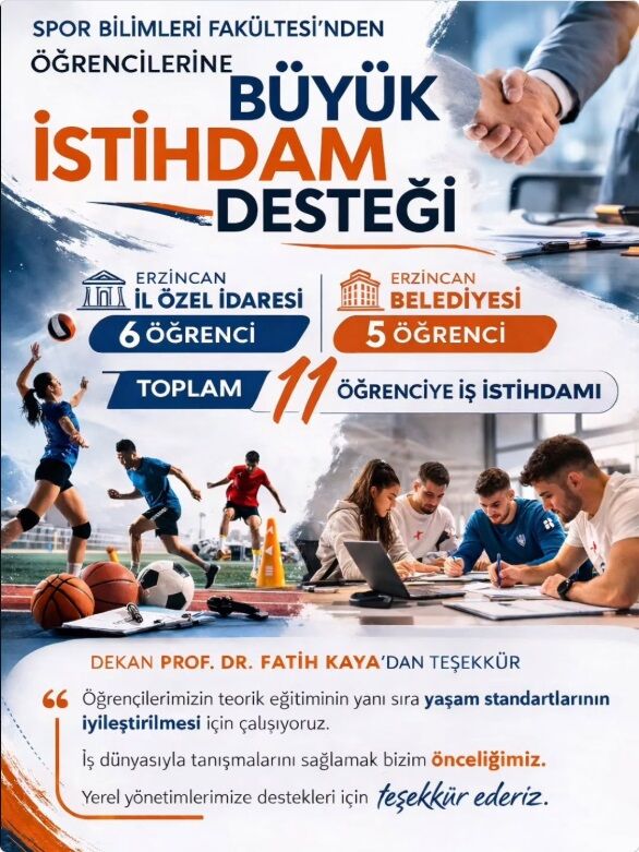 Spor Fakültesinden Istihdam