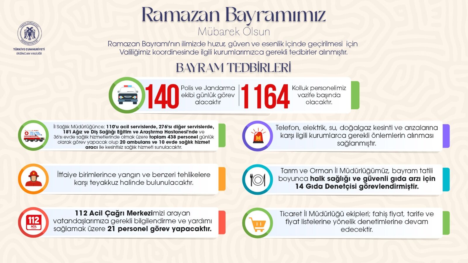 Valilik Bayram Tedbir
