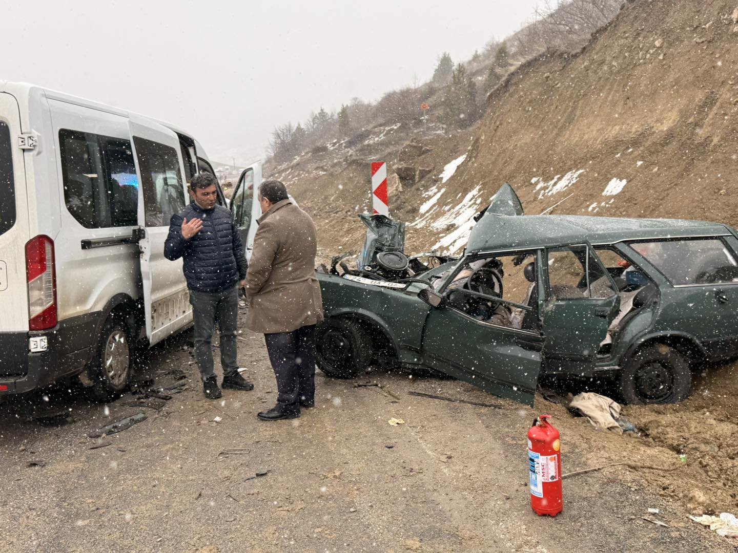 Erzincanlı Aile Kaza Yaptı