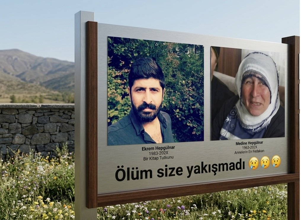 Erzincanlı anne ve oğula hüzünlü veda